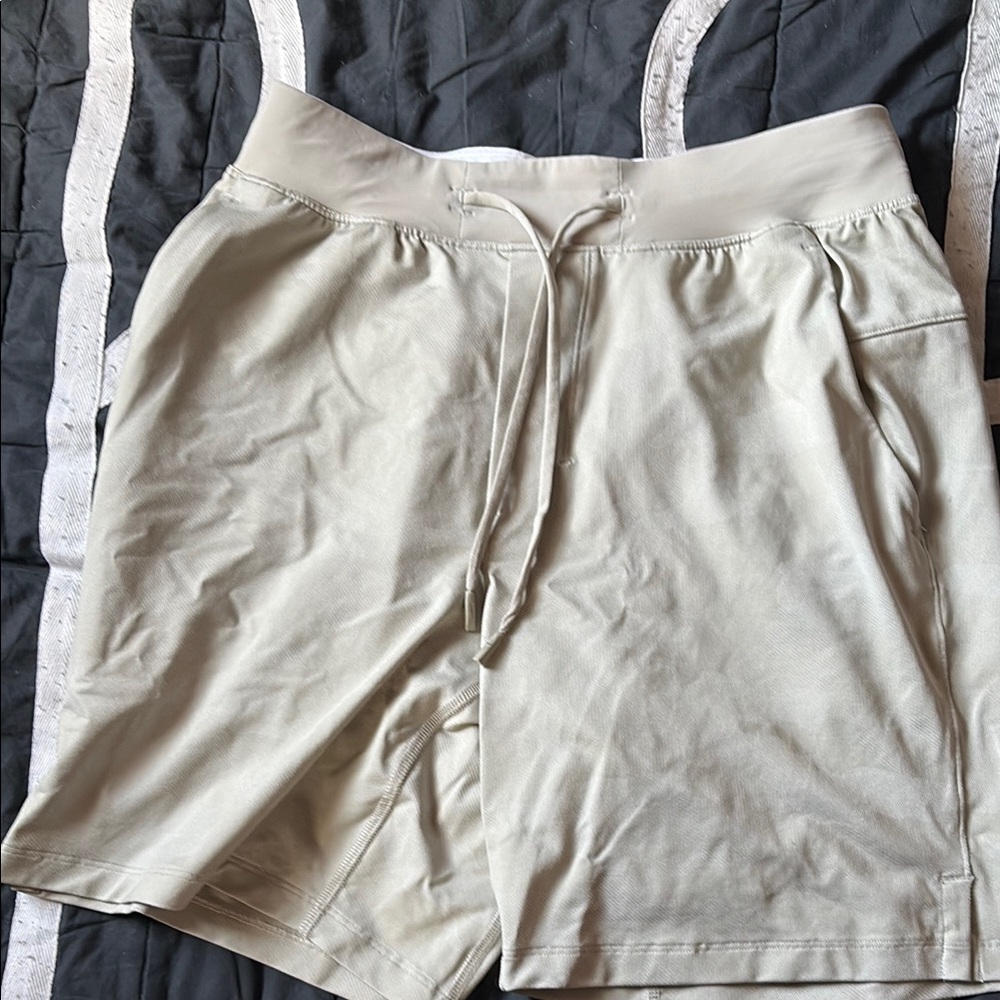 Lululemon Athletica Cream Shorts